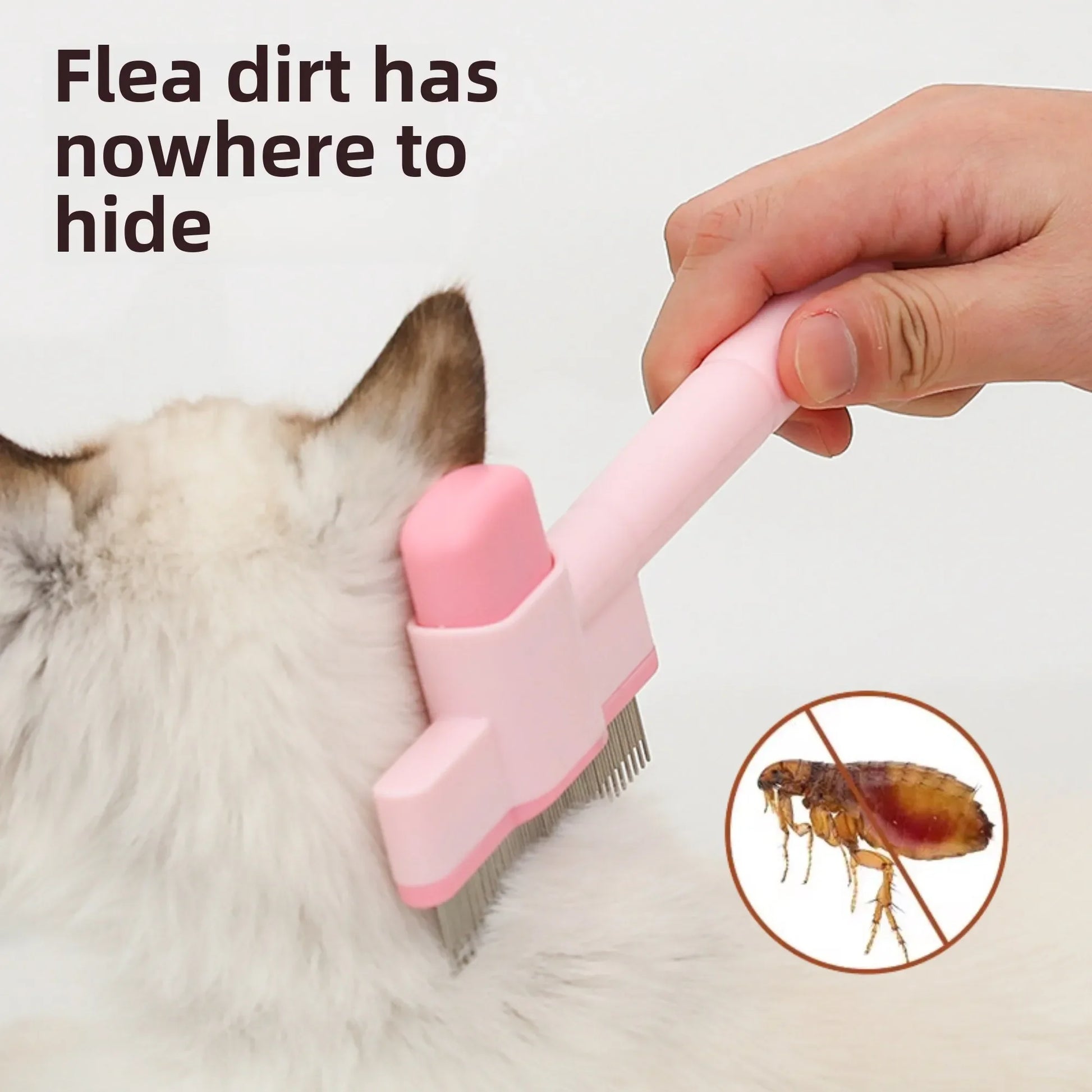 Cat Comb Pet Hair Remover One Button Dogs Brush Self-cleaning Cat Brush Massage Combs for Dog Grooming Brushes for Pet Products