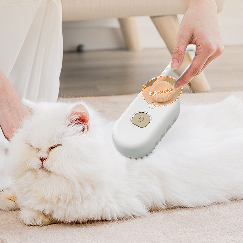 Electric Spray Pet Comb – Massage and Floating Hair Remover for Cats and Dogs