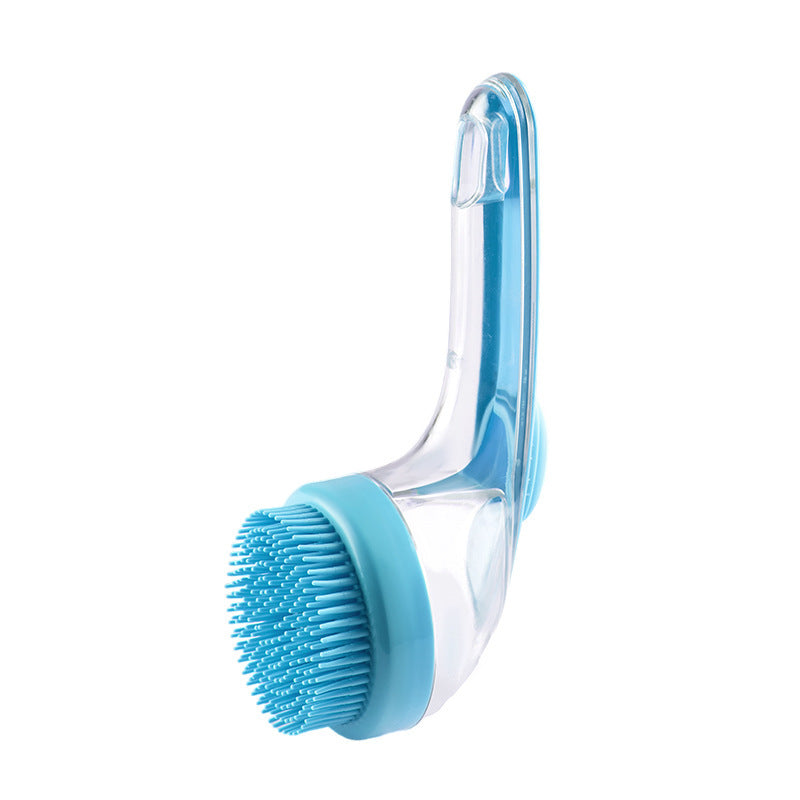 Long Handle Pet Bath and Grooming Brush – for Dogs &Cats