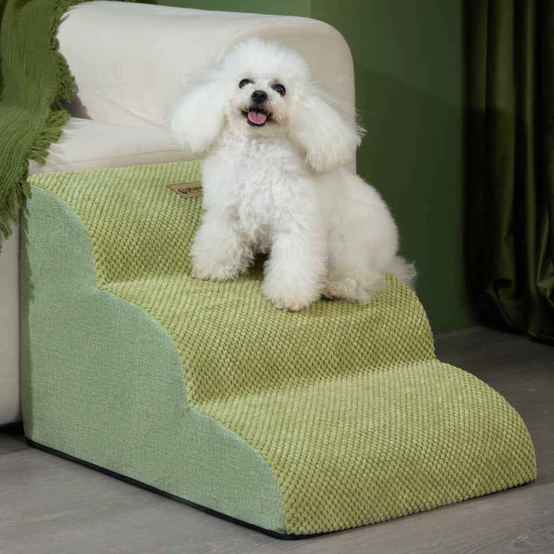 Pet Dog Slope Ladder – Anti-Slip Foam Ramp Stairs