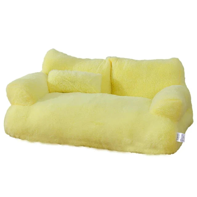 Luxury Cat Bed Sofa – Winter Plush Nest for Cats & Small Dogs