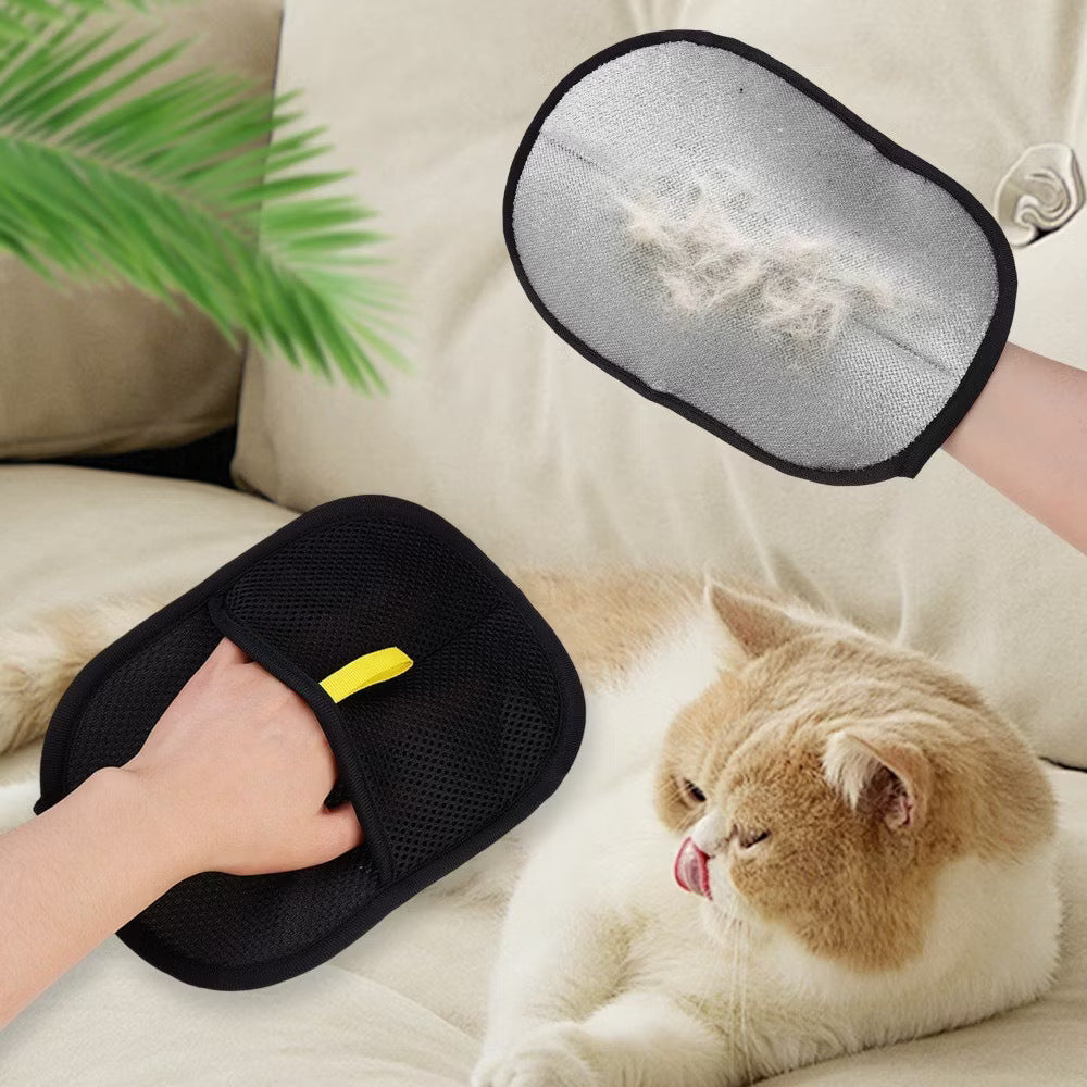 Pet Hair Removal Gloves – Two-Way Sticky Cleaning for Sofa, Clothes & More