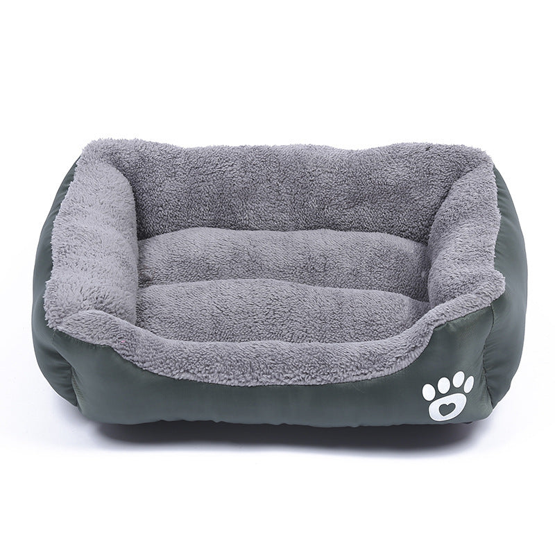 Soft Cozy Fleece Pet Bed – Waterproof, Warm &amp; Washable