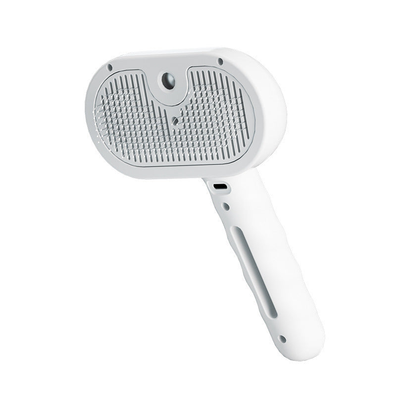 Upgraded Pet Electric Grooming Comb, Steam Hair Removal & Cleaning Set, Styling Accessories for Dogs & Cats