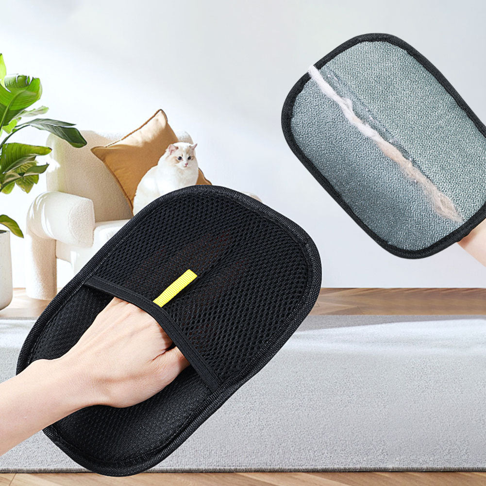 Pet Hair Remover Mitt – Grooming Glove for Dogs, Cats and Rabbits