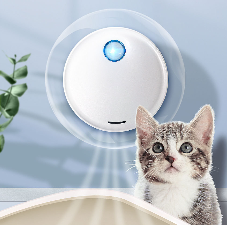 Intelligent Pet Deodorizer – For Cat Litter Boxes, Dog Beds, and Pet Cages