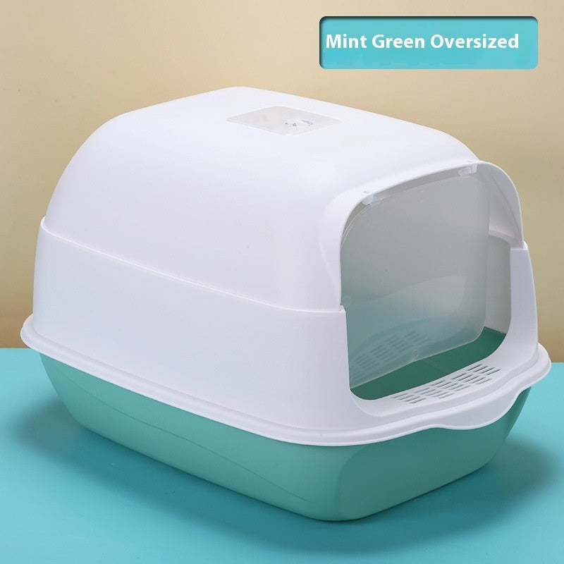 Fully Enclosed Cat Litter Box – Privacy Toilet for Cats