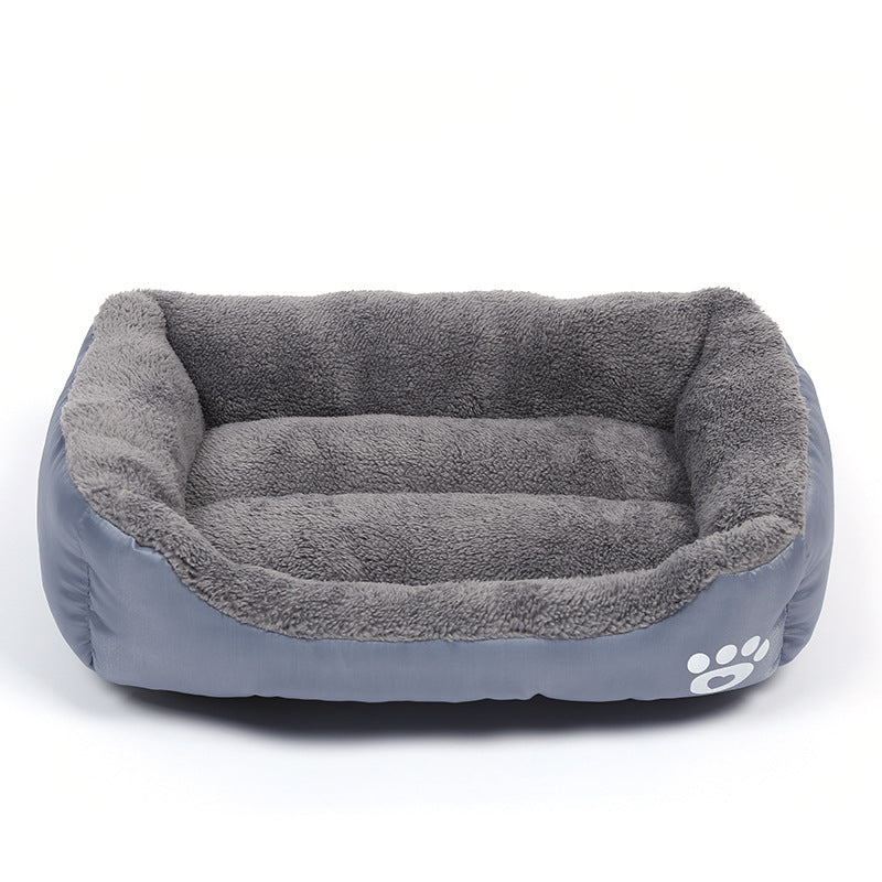 Soft Cozy Fleece Pet Bed – Waterproof, Warm &amp; Washable