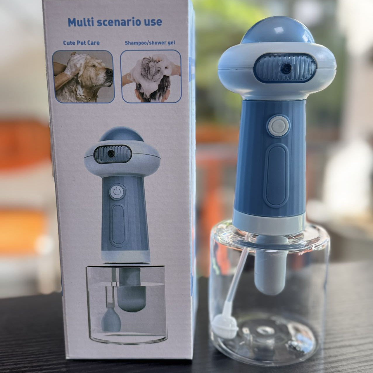 Automatic Pet Bathing Foaming Machine – Electric Bubble Cleaner for Dogs and Cats