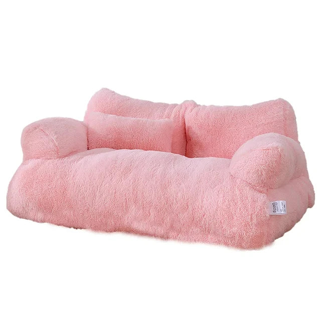 Luxury Cat Bed Sofa – Winter Plush Nest for Cats & Small Dogs