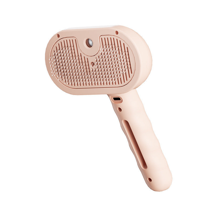 Upgraded Pet Electric Grooming Comb, Steam Hair Removal & Cleaning Set, Styling Accessories for Dogs & Cats
