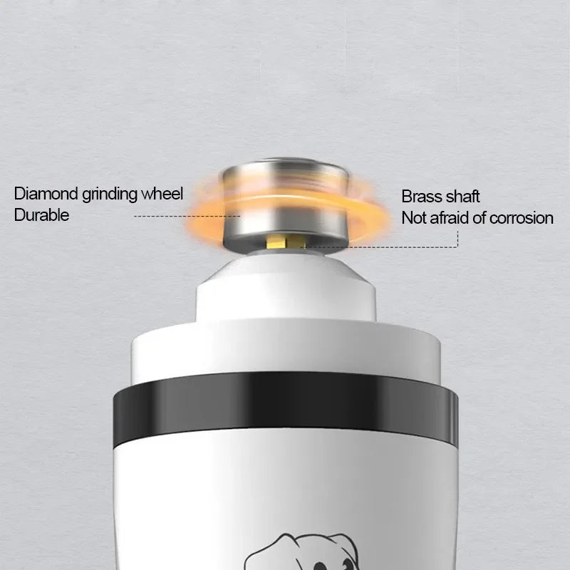Electric Pet Nail Grinder – Safe and Quiet Grooming for Dogs and Cats