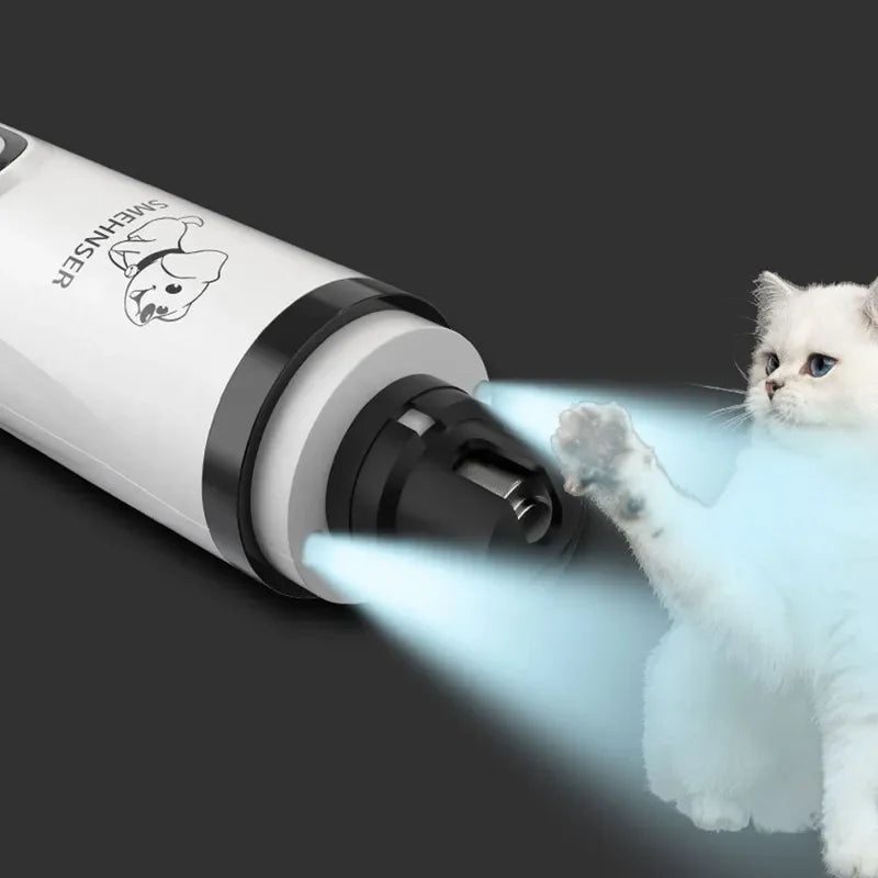 Electric Pet Nail Grinder – Safe and Quiet Grooming for Dogs and Cats