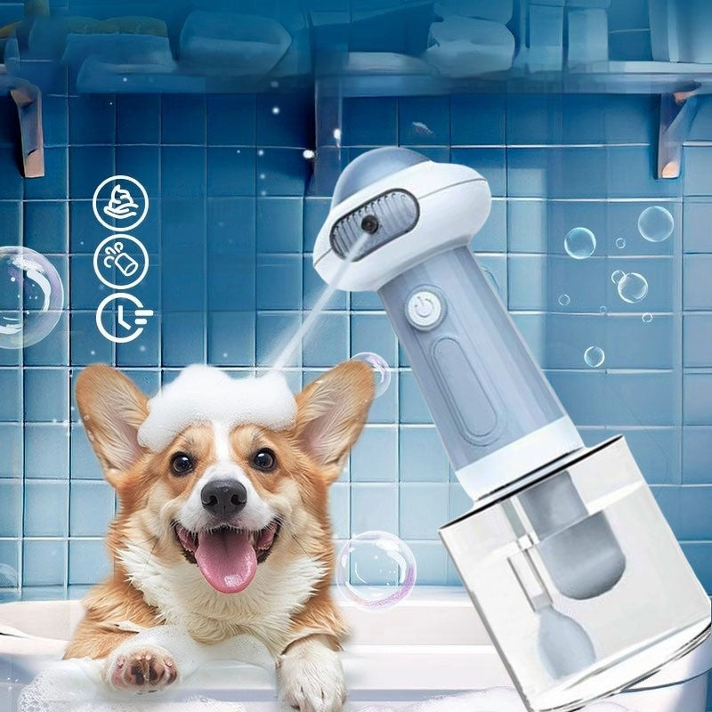 Automatic Pet Bathing Foaming Machine – Electric Bubble Cleaner for Dogs and Cats