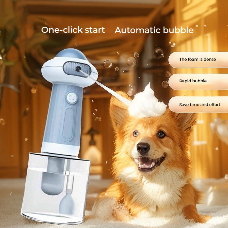 Automatic Pet Bathing Foaming Machine – Electric Bubble Cleaner for Dogs and Cats