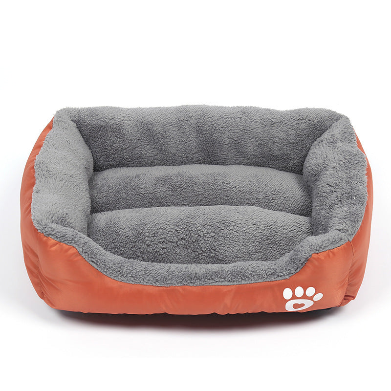 Soft Cozy Fleece Pet Bed – Waterproof, Warm &amp; Washable