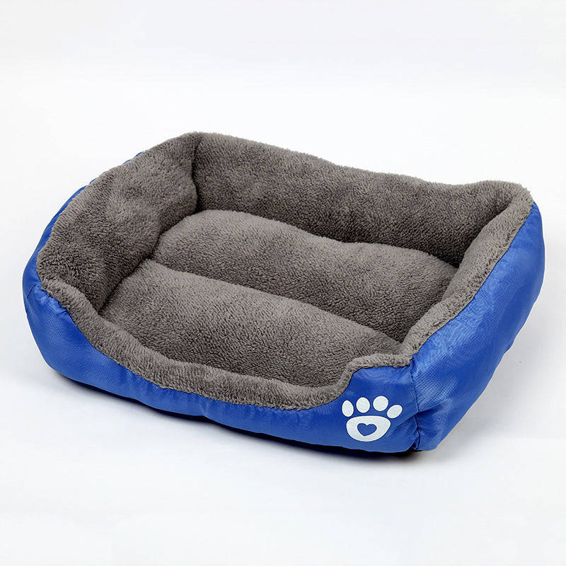 Soft Cozy Fleece Pet Bed – Waterproof, Warm &amp; Washable