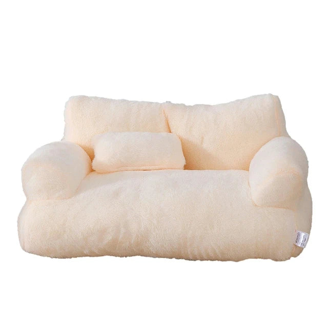 Luxury Cat Bed Sofa – Winter Plush Nest for Cats & Small Dogs