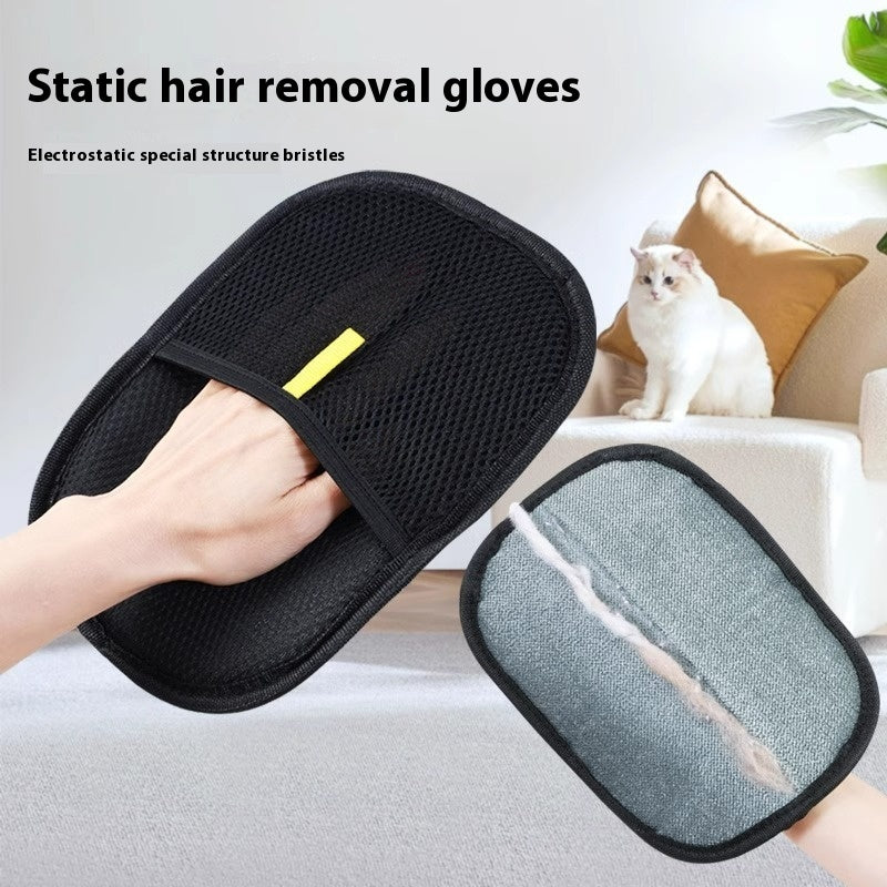 Pet Hair Remover Mitt – Grooming Glove for Dogs, Cats and Rabbits